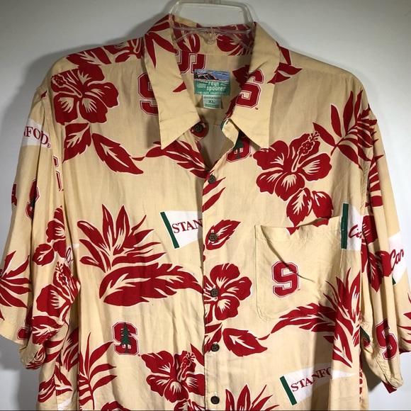 Reyn Spooner Stanford university Cardinals Shirt - Picture 3 of 6